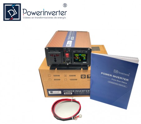 INVERSOR VOLTAJE 48VDC/220VAC 600W PSW